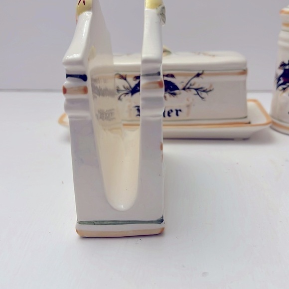 Italia by Arnart Creation Japan Salt Pepper Butter Dish Napkin Holder Spoon Rest - Picture 5 of 12